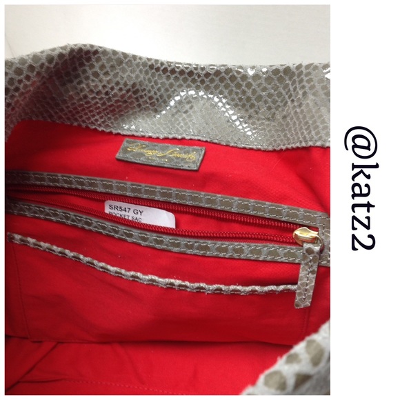 Dooney & Bourke Embossed Snakeskin Pocket Sac - Picture 5 of 6